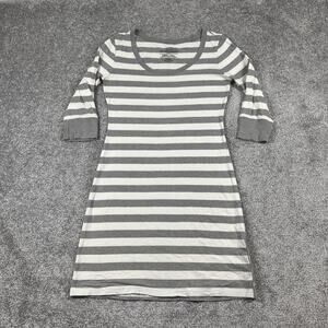 Patagonia Dress Womens Medium 3/4-Sleeved Au Bateau Stripe Cotton Blend Stretch
